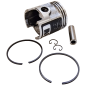 Piston completo motor Gasolina Minsel M165 diámetro 61mm x 2 Segmentos 2 mm Piston completo motor Gasolina Minsel M165 diámetro 61mm x 2 Segmentos 2 mm