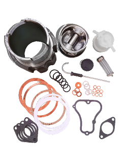 Kit cilinrdo , piston y Biela motores Minsel y Ruggerini Diesel RD850 RD901 RD920 RD240