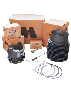 Kit cilinrdo , piston y Biela motores Minsel y Ruggerini Diesel RD850 RD901 RD920 RD240