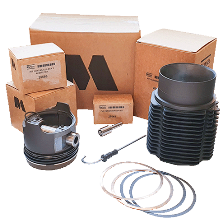 Kit cilinrdo , piston y Biela motores Minsel y Ruggerini Diesel RD850 RD901 RD920 RD240