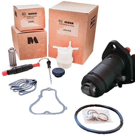 Kit Bomba inyeccion , inyector y juntas motor Minsel Ruggerini Diesel