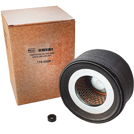 Cartucho filtro aire seco motor Minsel diésel serie M