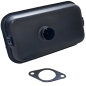 Tubo escape motores Minsel diesel serie M, RF y RD Tubo escape motores Minsel diesel serie M, RF y RD