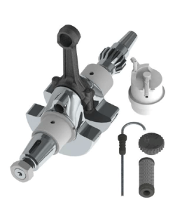 Kit cambio cigüeñal, biela, cojinetes, motores Minsel Diesel M380, M470, RF80, RF90