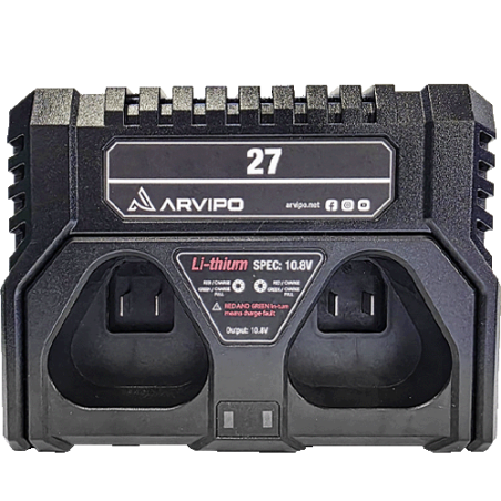 Cargador batería de 2,5Ah - 12.6V Gama 27 Arvipo