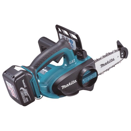 Motosierra de cadena Makita a batería LXT 18V  11,5 cm DUC122