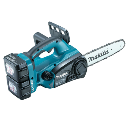 Motosierra de cadena Makita a batería LXT 18V  25 cm cierre rápido DUC252