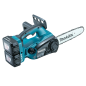Motosierra de cadena Makita a batería LXT 18V  25 cm cierre rápido DUC252