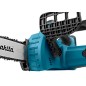 Motosierra de cadena Makita a batería LXT 18V  25 cm cierre rápido DUC252