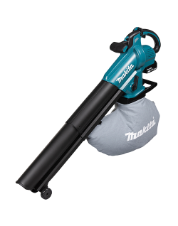 Soplador a batería Makita LXT 18V posibilidad aspiración DUB187
