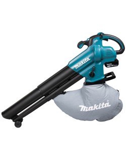 Soplador a batería Makita LXT 18V posibilidad aspiración DUB187
