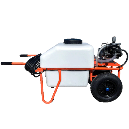 Carretilla de fumigar con motor eléctrico y bomba Comet MC25