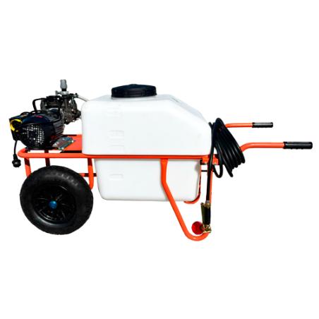 Carretilla de fumigar con motor eléctrico y bomba Comet MC25