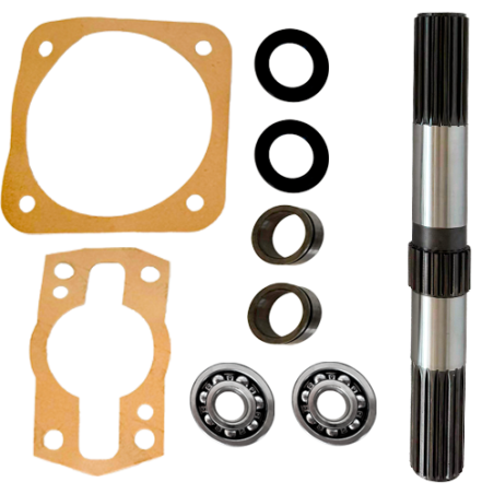 Kit eje salida carter inferior CI antiguo motoazadas Agria 7000