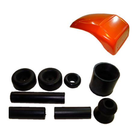Kit caperuza metálica y accesorios motoazada Agria 7000