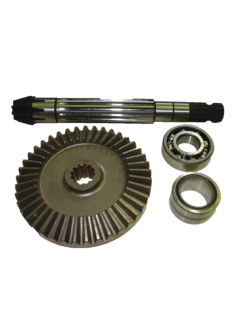 Kit eje piñón/ corona superior cónicos post nº 82088 CC motoazada Agria 7000