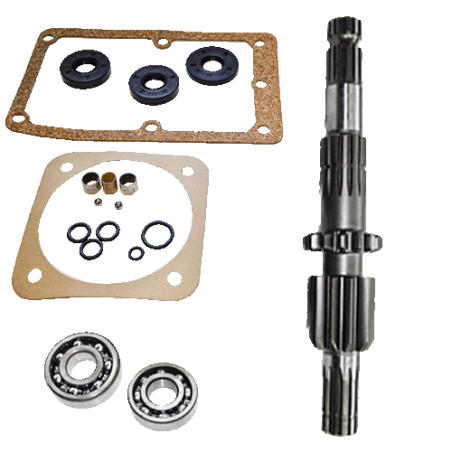 Kit eje principal pre nº 80300 CC motoazada Agria 7000