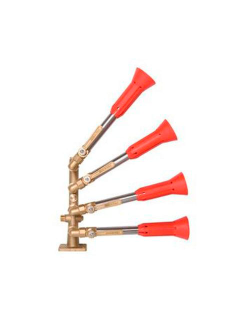 Columna 4 salidas con pulverizador regulable