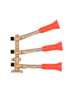 Columna 3 salidas con pulverizador regulable y antigoteo