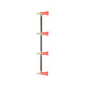 Columna con pulverizador regulable 4 salidas goma
