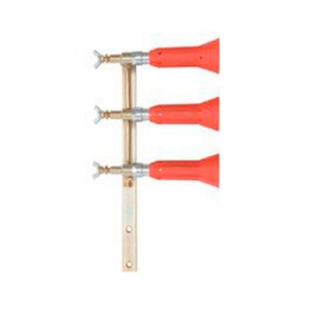Columna con pulverizador regulable turbo 3 salidas latón
