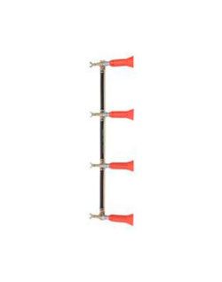 Columna con pulverizador regulable turbo 4 salidas goma