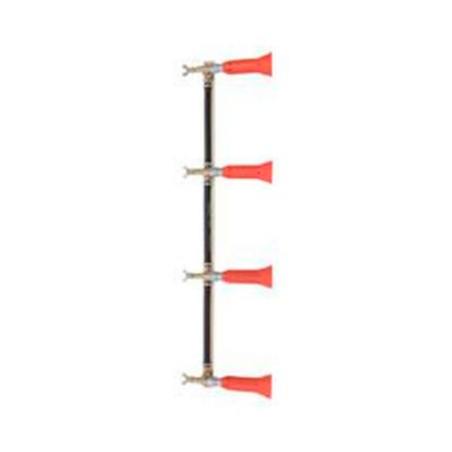 Columna con pulverizador regulable turbo 4 salidas goma