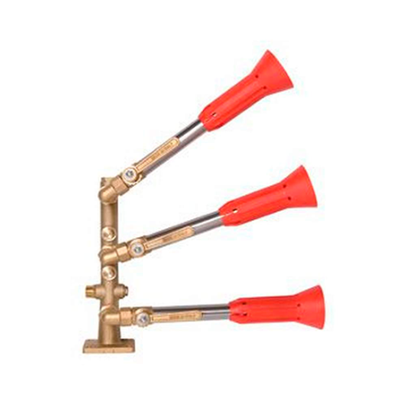 Columna 3 salidas con pulverizador regulable