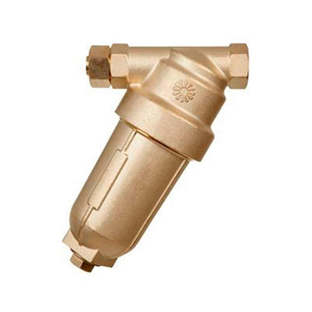 Filtro de latón inclinado con tapón 150 litros/min Filtro de latón inclinado con tapón 150 litros/min