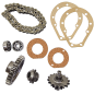 Kit piñones y cadena 50 transmisión Motocultor Agria 3000