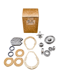 Kit piñones y cadena 56 transmisión Motocultor Agria 3000