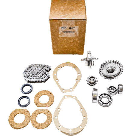 Kit piñones y cadena 56 transmisión Motocultor Agria 3000