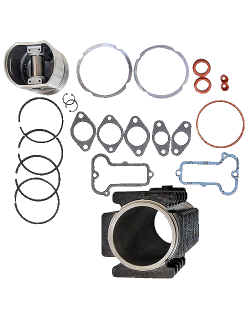 Kit cilindro piston para motores Lombardini 3LD510 Y 3LD511 Antiguo LDA510 4 Segmentos