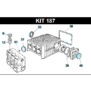 Kit187 731028973 Juntas Toricas Retenes Reparacion Bomba Bertolini Pistones 