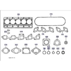  juntas motor kubota f2803 big