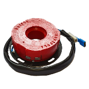 nucleo bobina giro izquierda redondo minsel terminales plato magnetico motoc