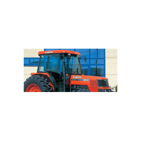 Cristal puerta izquierda tractor Kubota M5400 cabina mansilla