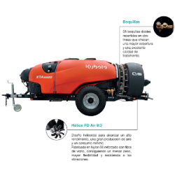  XTA33 Atomizador Kubota Agricultura precision pulverizador sulfatador 4 big