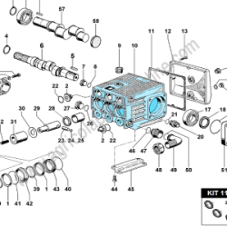 Carter de aluminio bomba Bertolini C53 - C75