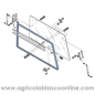 Goma Cristal trasero tractor Kubota Mod. M110, M120, M125, M128, M130