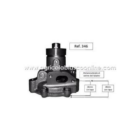 Bomba agua Tractor Fiat 100-90, motor iveco