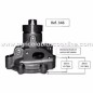 Bomba agua Tractor Fiat 100-90, motor iveco