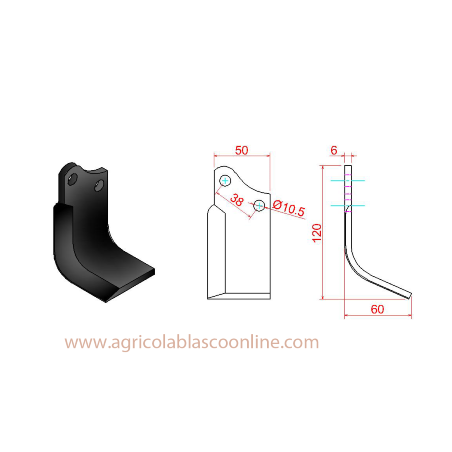 cuchilla agria 7000 modelo 169C big