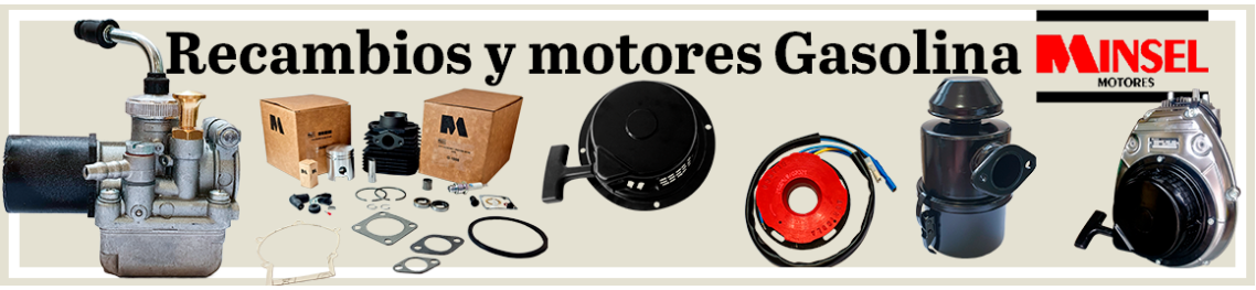 Todo el recambio que necesitas para reparar y poner a punto tu motor Minsel Gasolina